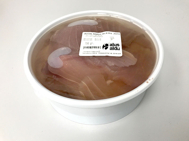 Atún ahumado aceite 750grs.